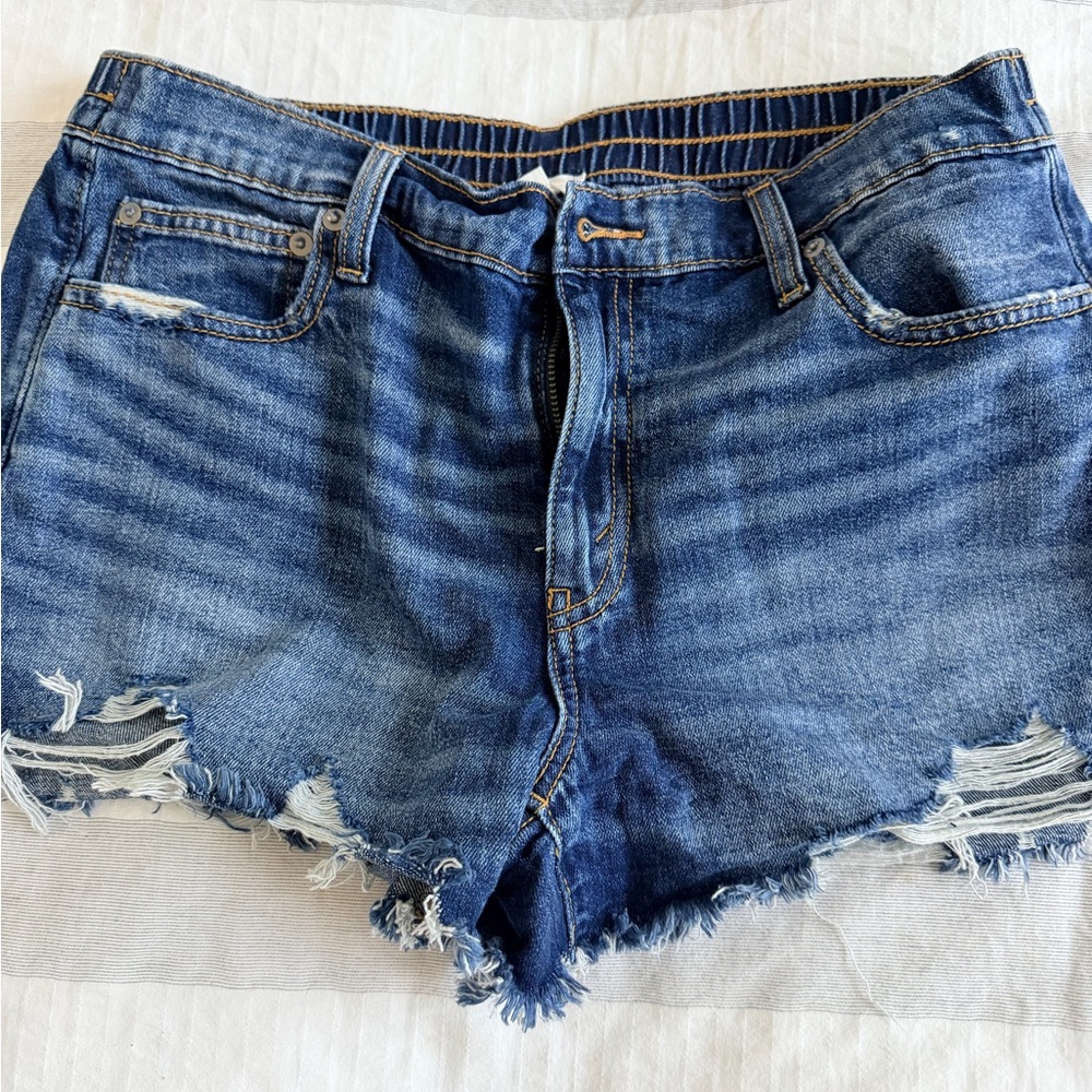 Aerie Classic Blue Jean Shorts